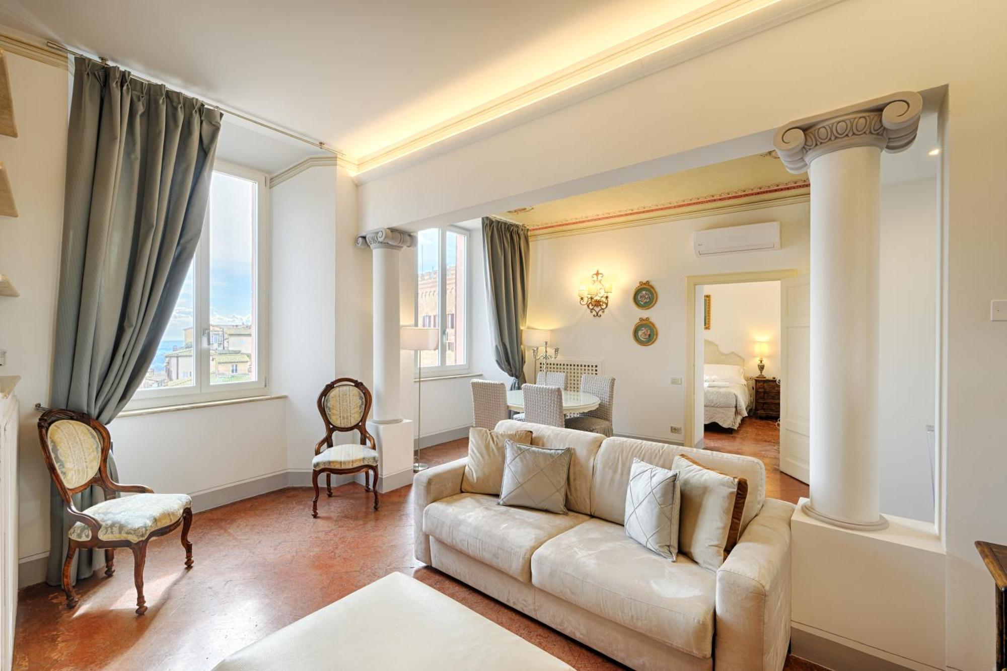 Appartement Palazzo Lenzi à Sienne Extérieur photo