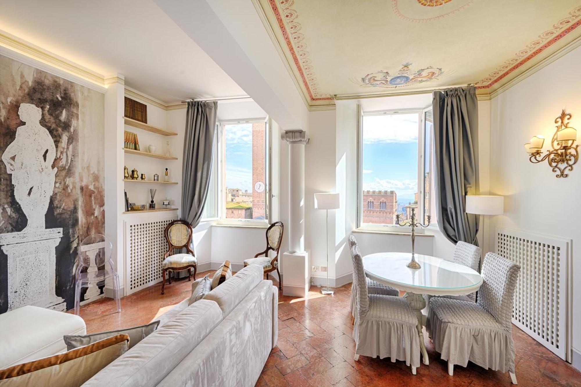 Appartement Palazzo Lenzi à Sienne Extérieur photo