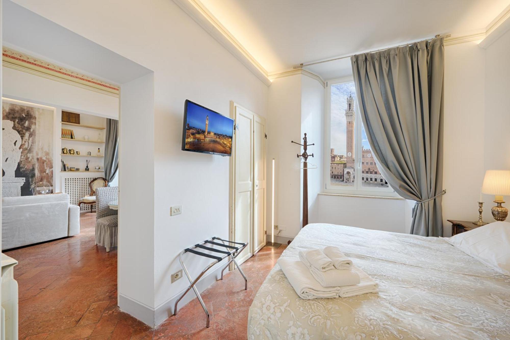 Appartement Palazzo Lenzi à Sienne Extérieur photo