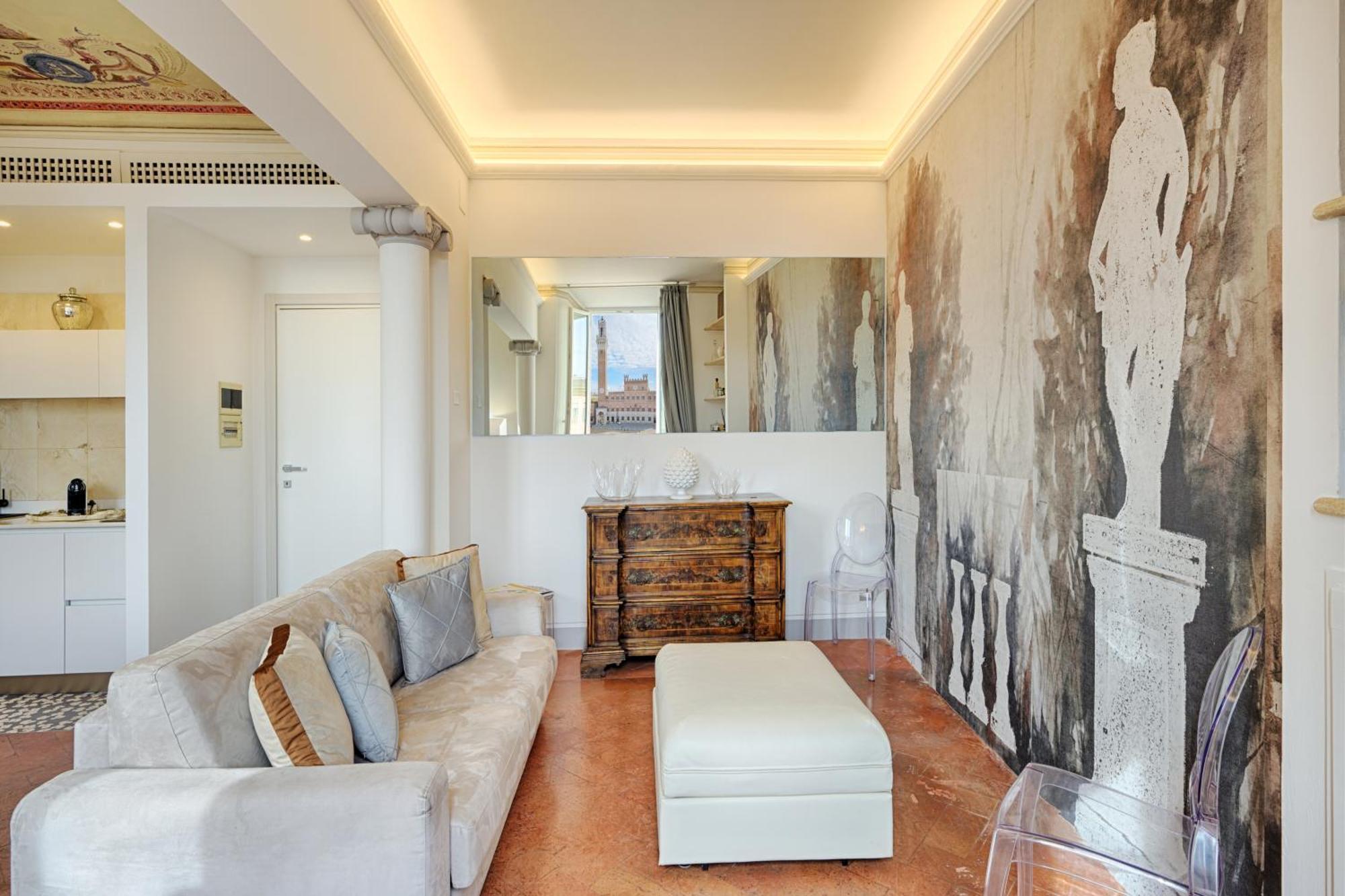 Appartement Palazzo Lenzi à Sienne Extérieur photo